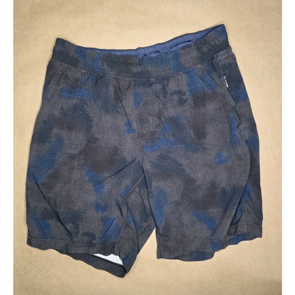 Rhone 9in Inseam Camo Mako Short Men's Size Large S Blue Gray Lined MINT